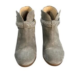 Rag and Bone Women's Grey Suede Harrow Boots Size EU 38.5US 7.5